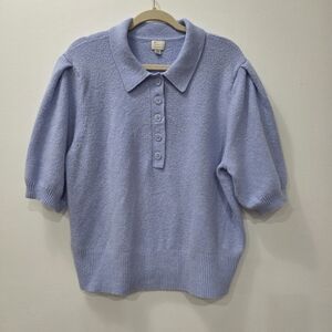 A New Day Sky Blue Knit Sweater
